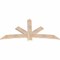 Ekena Millwork Alberta Smooth Timber Gable Bracket, Douglas Fir, 72"W x 36"H x 1 1/2"D x 5 1/2"F, 12/12 Pitch GBW072X36X0206ALB00SDF - alternate 2
